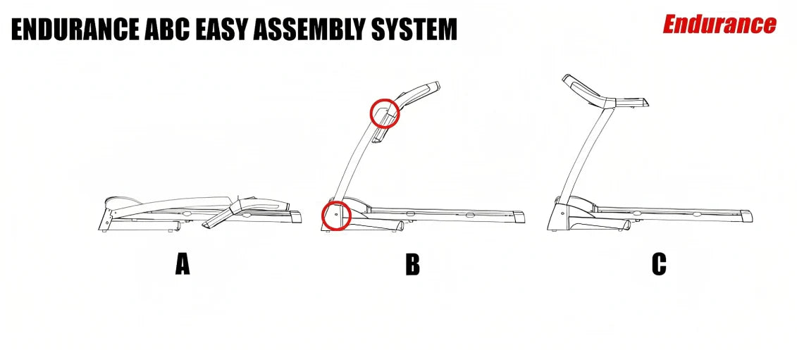 Endurance Attack Treadmill Assembly