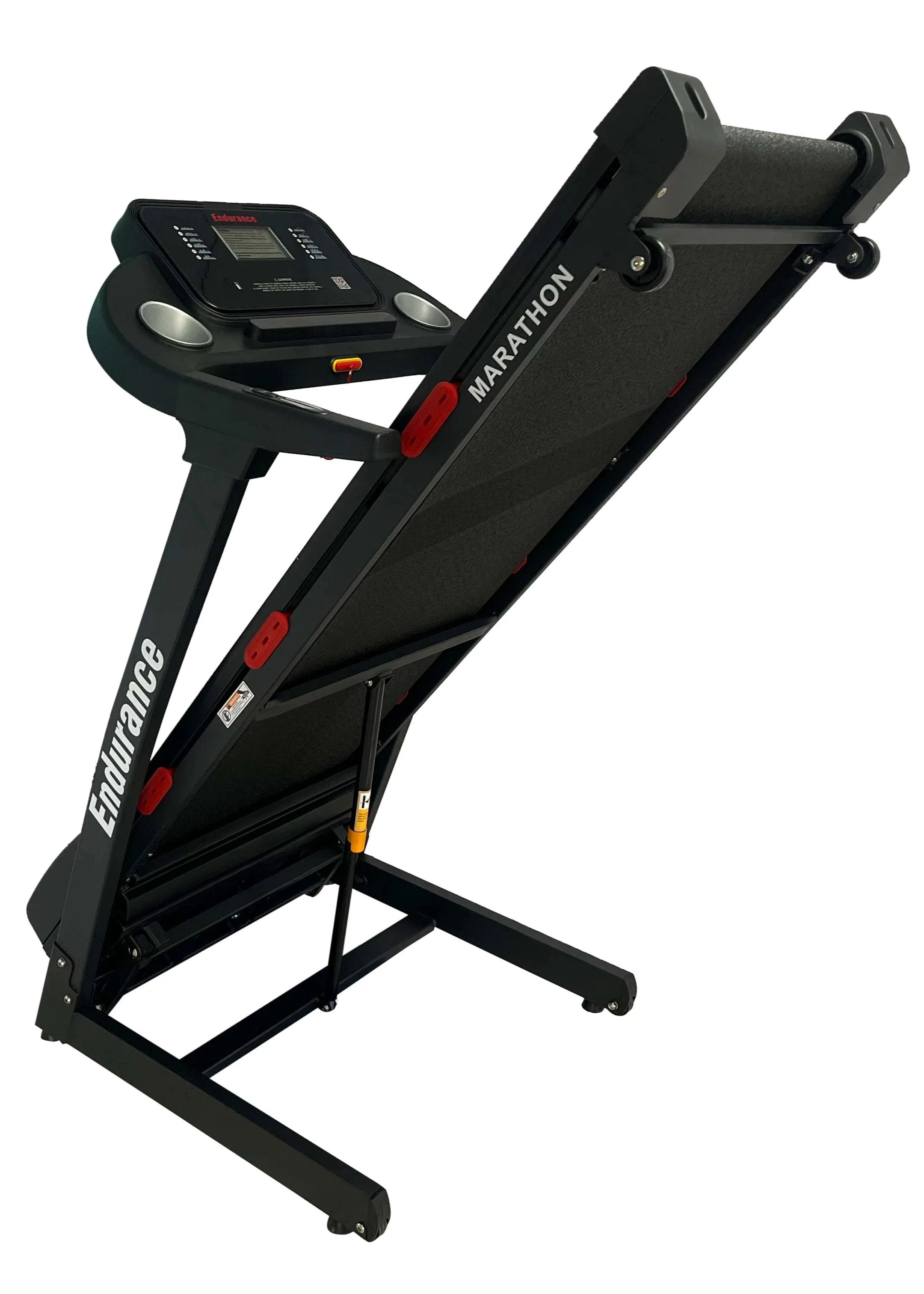 Endurance Marathon Treadmill - Folded Side View