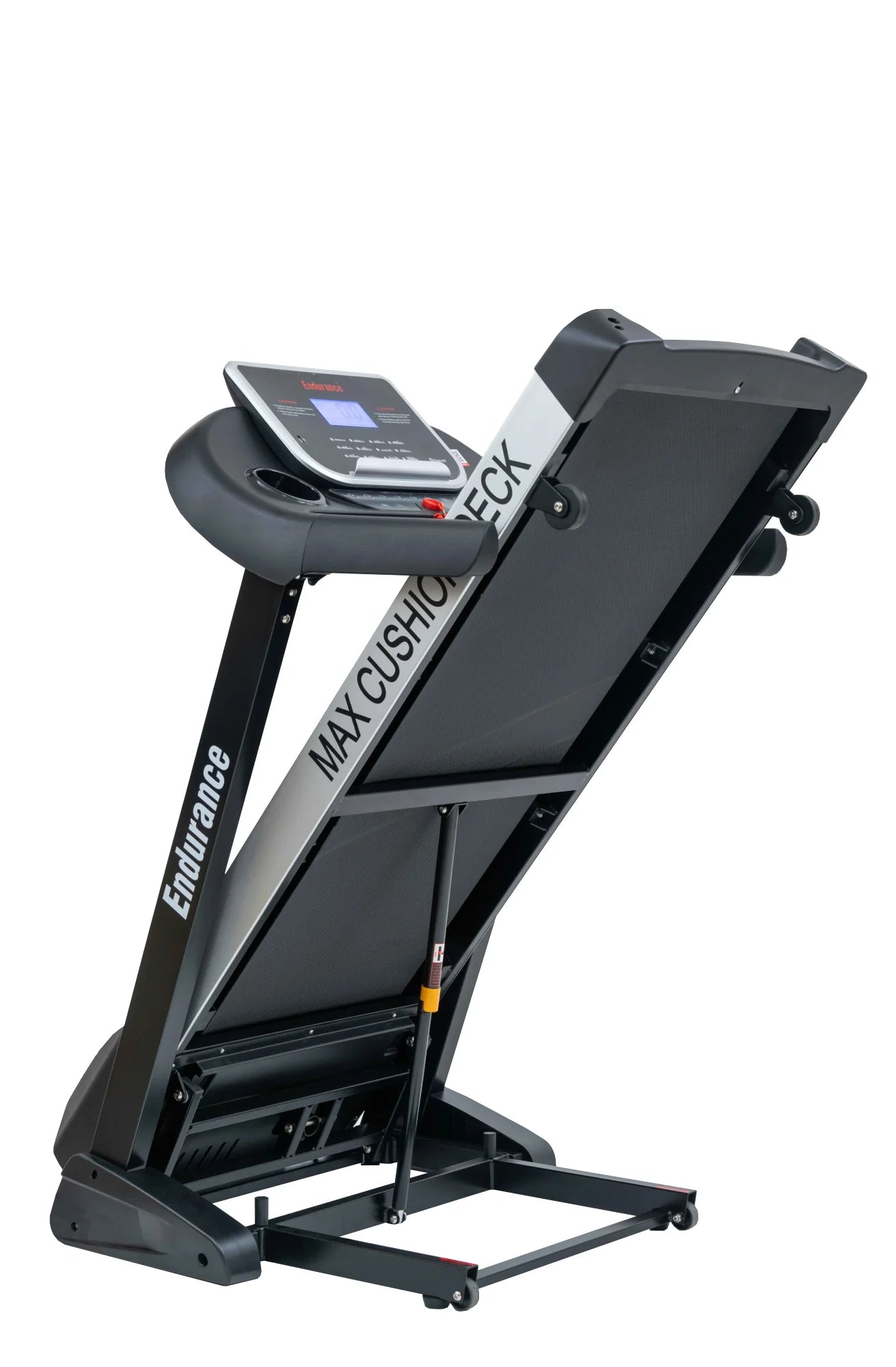 Endurance Predator Treadmill - Folded Left Side View