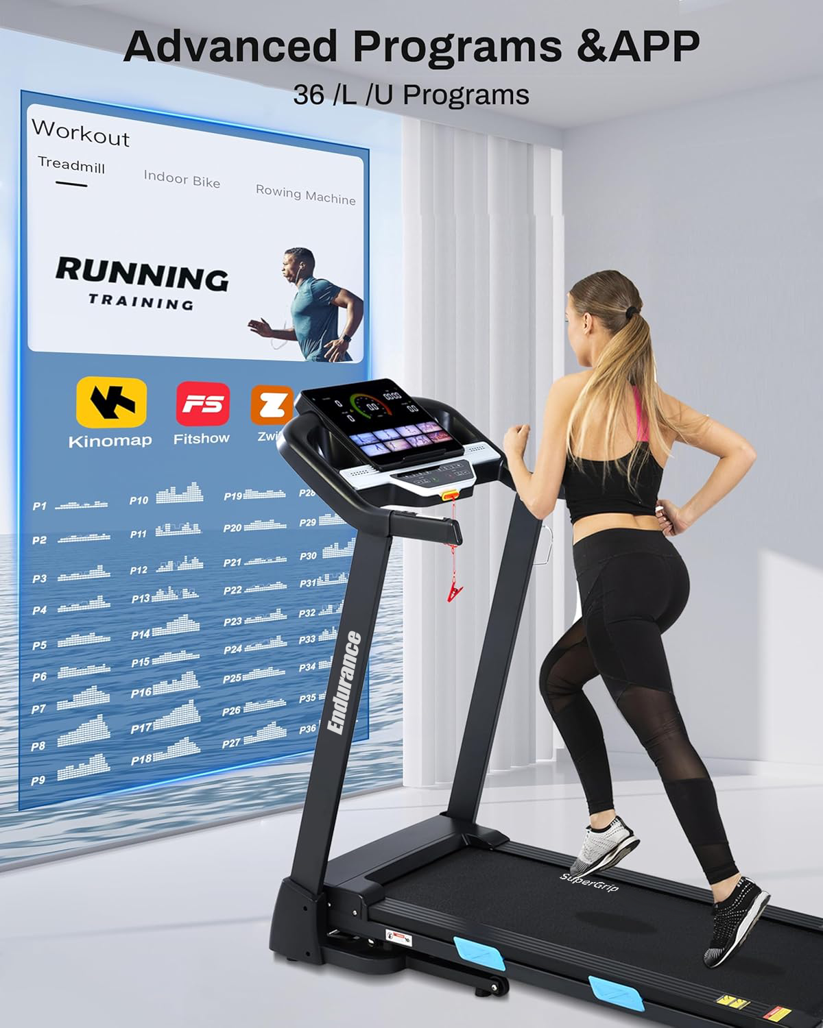 Endurance Superstar Treadmil Advanced Program & App