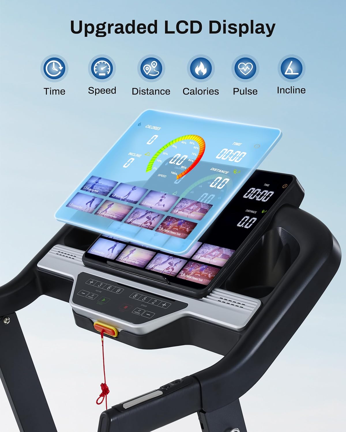 Endurance Superstar Treadmil Console Upgraded LCD Display